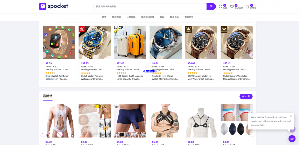 图片[2]-新版PHP多语言跨境电商外贸商城支持TK,FB内嵌封装可换logo增加了在线客服系统增加POS定时下单新增防报毒处理-天信源码网-精品源码网站