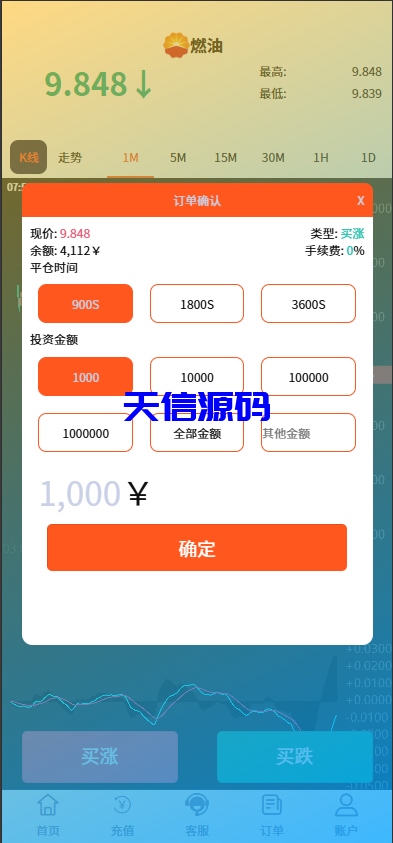 图片[4]-微盘微交易系统｜PC端自适应布局＋单控全控后台管理-天信源码网-精品源码网站